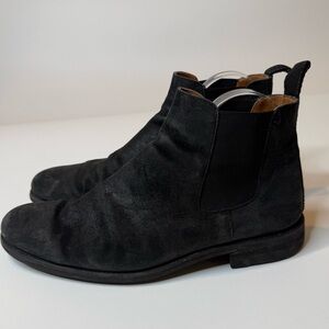 TAFT Outback Chelsea Boot Black Suede Size 13